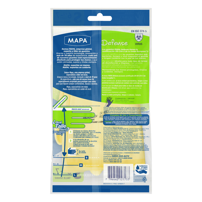 Luva-Multiuso-Amarela-Defense-Mapa-S