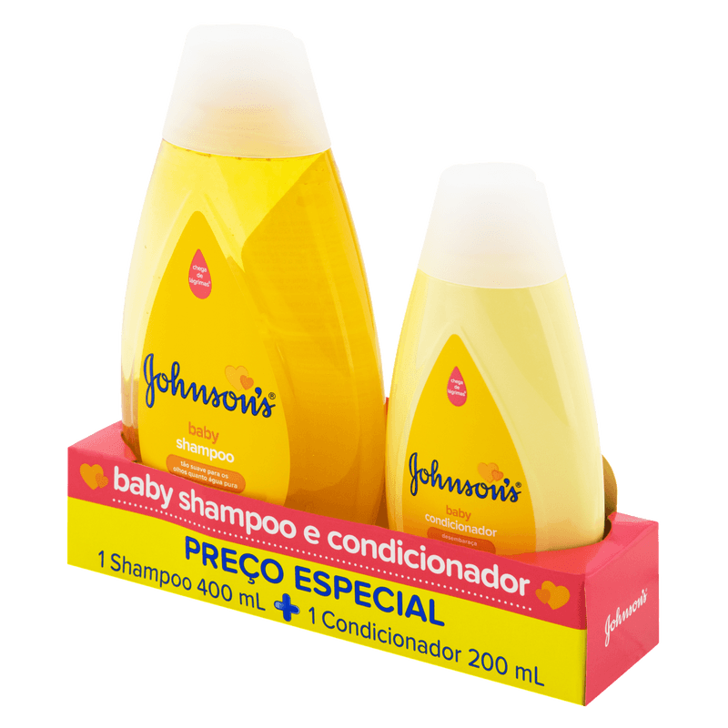 kitshampoo400mlcondicionador200mljohnsonsbabyprecoespecial7891010897819