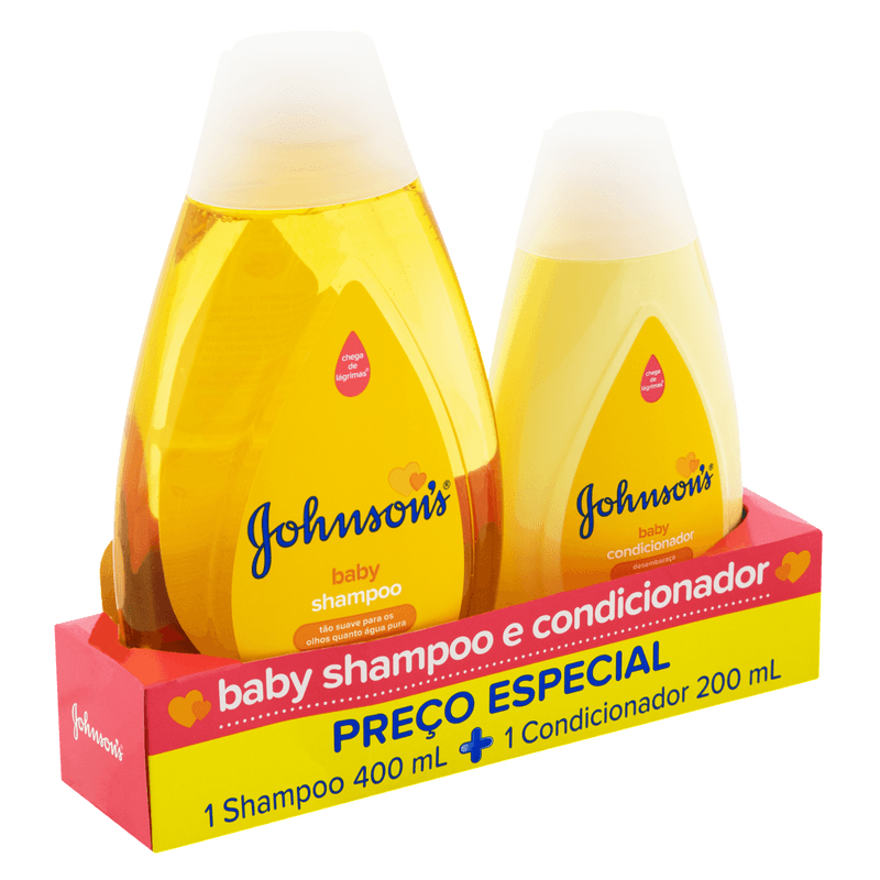 kitshampoo400mlcondicionador200mljohnsonsbabyprecoespecial7891010897819