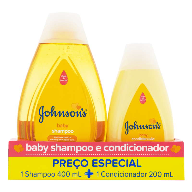 kitshampoo400mlcondicionador200mljohnsonsbabyprecoespecial7891010897819
