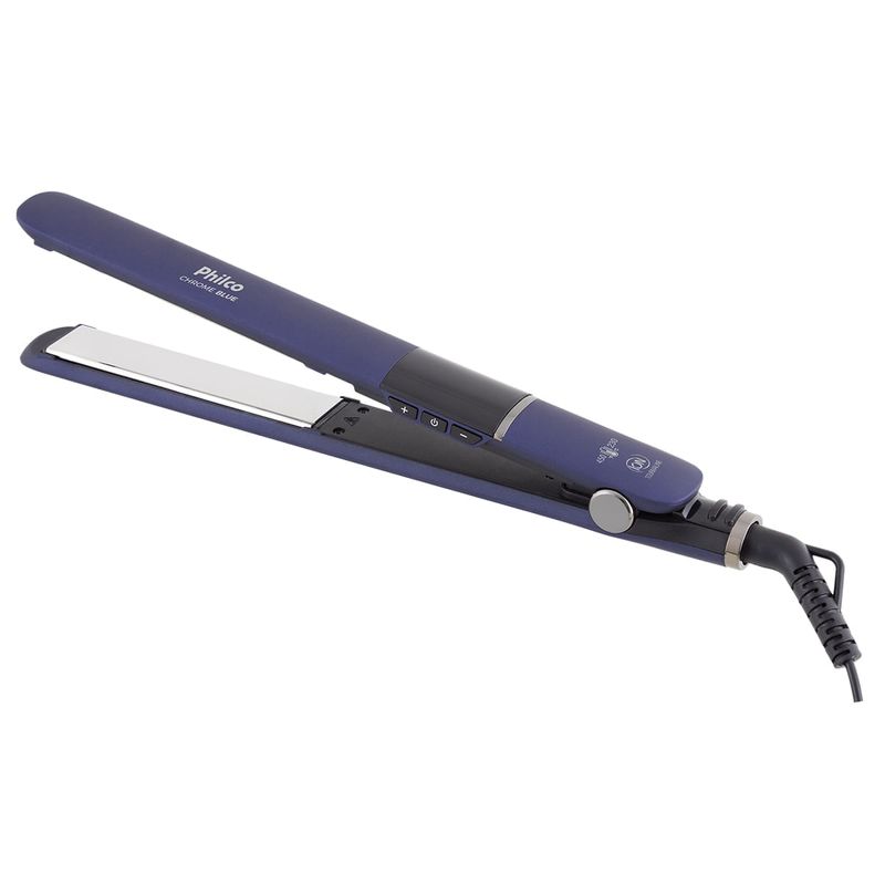 Prancha-Chrome-Azul-com-Placas-de-Titanio-PPR06AZE-Philco