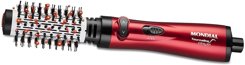 Escova-Rotativa-Tourmaline-Infinity-Ion-ER-03-110V-Vermelha-Mondial