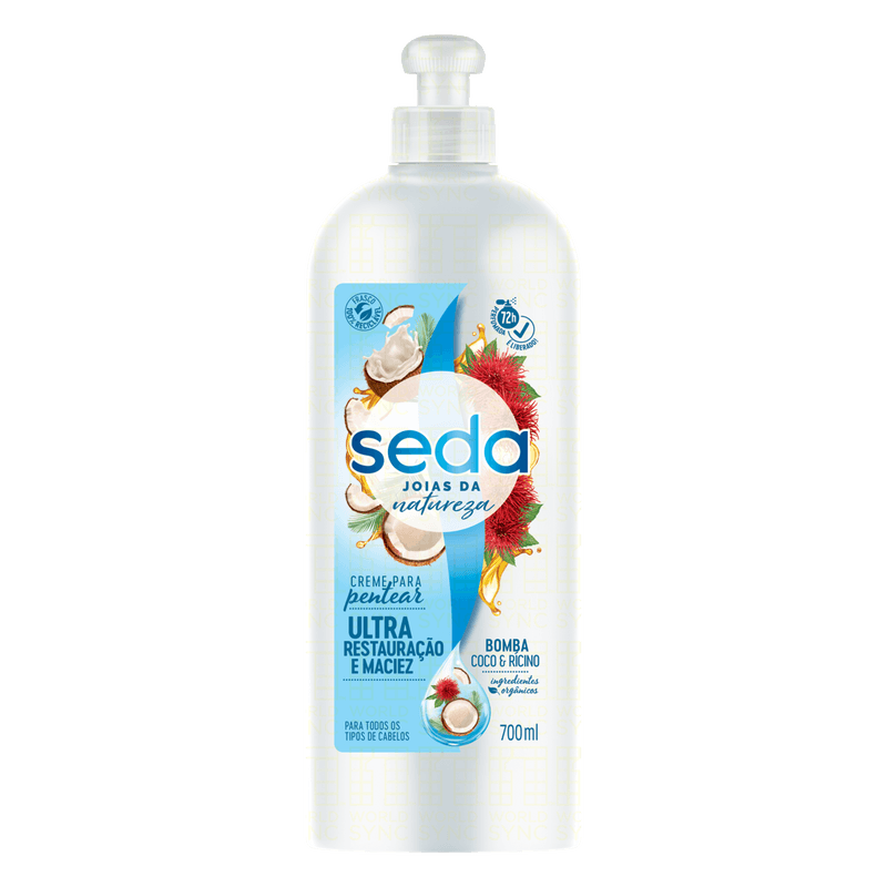 Creme-para-Pentear-Bomba-Coco---Ricino-Seda-Joias-da-Natureza-Frasco-700ml