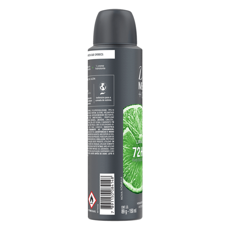 Antitranspirante-Aerossol-Limao-e-Salvia-72h-Protecao-Dove-Men-Care-150ml