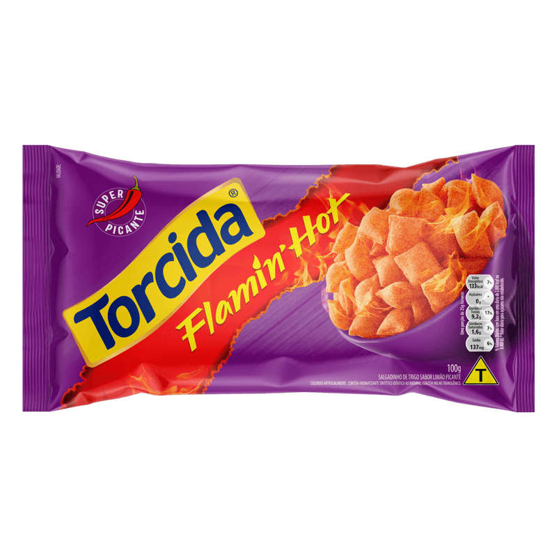 Salgadinho-de-Trigo-Flamin--Hot-Limao-Picante-Torcida-Pacote-100g