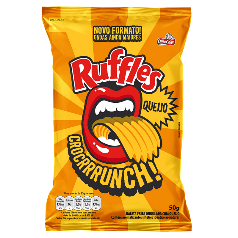 Batata-Frita-Ondulada-Queijo-Elma-Chips-Ruffles-Pacote-50g