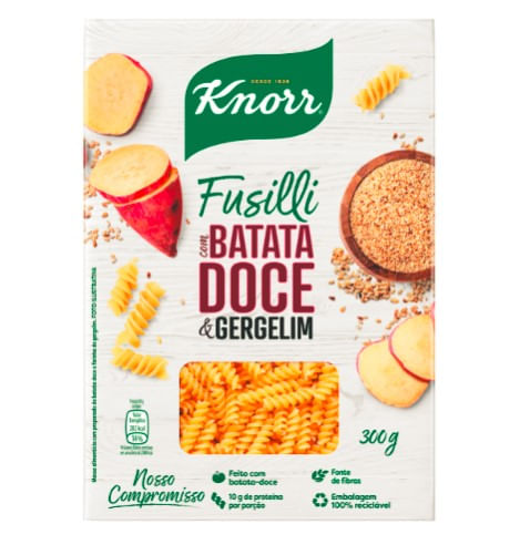 Macarrao-Fusilli-com-Batata-Doce-e-Gergelim-Knorr-Pacote-300g-