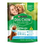 Petisco-Limpador-para-Caes-Adultos-Minis-e-Pequenos-Saude-Oral-Extra-Life-Dog-Chow-Purina-Sache-105g-7-Unidades