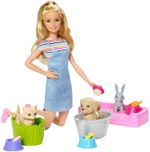 Boneca-Barbie-Banho-dos-Cachorrinhos-Mattel-Caixa-1-Unidade