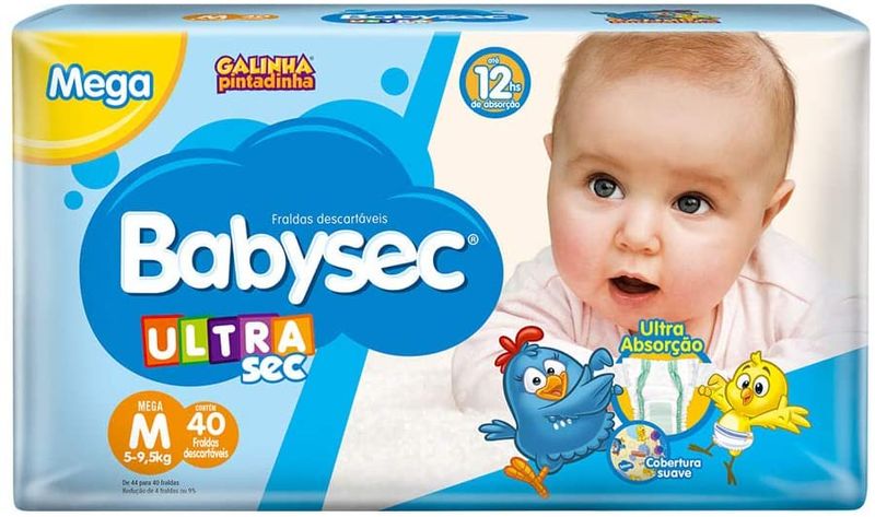 Fralda-Infantil-Descartavel-Ultra-Sec-Galinha-Pintadinha-M-Babysec-Pacote-com-40-Unidades