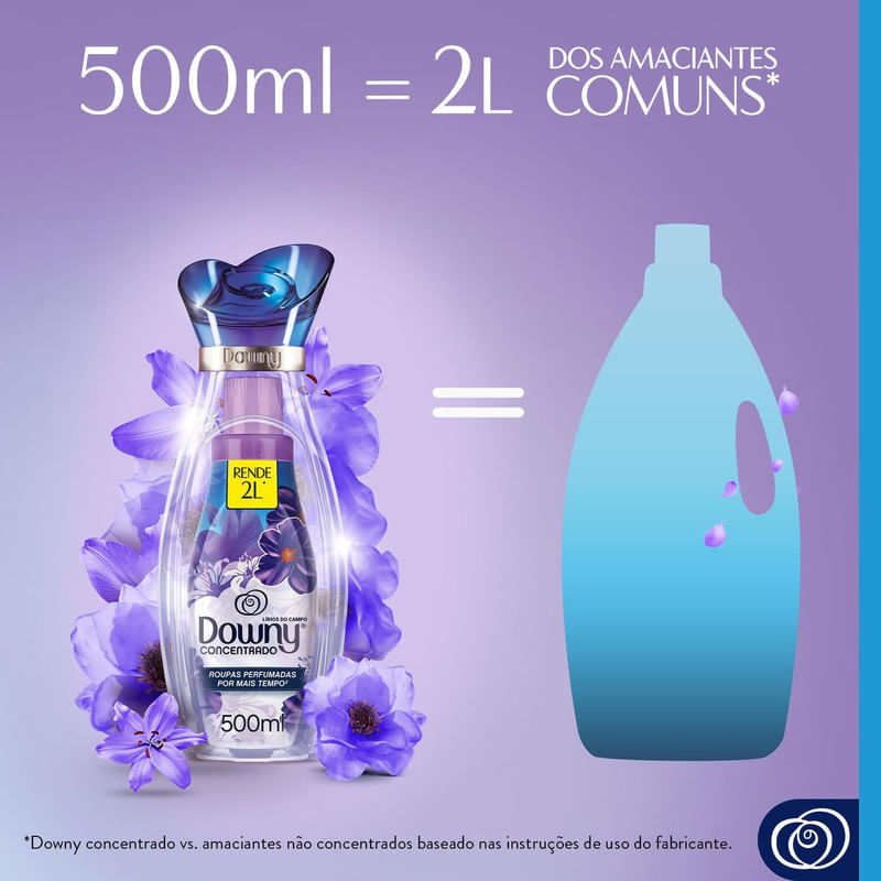 Amaciante-Downy-Concentrado-Lirios-do-Campo-500ml