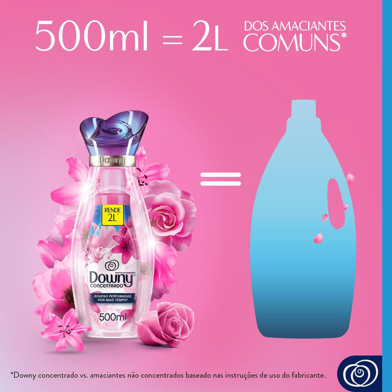 Amaciante-Downy-Concentrado-Frescor-de-Primavera-500ml
