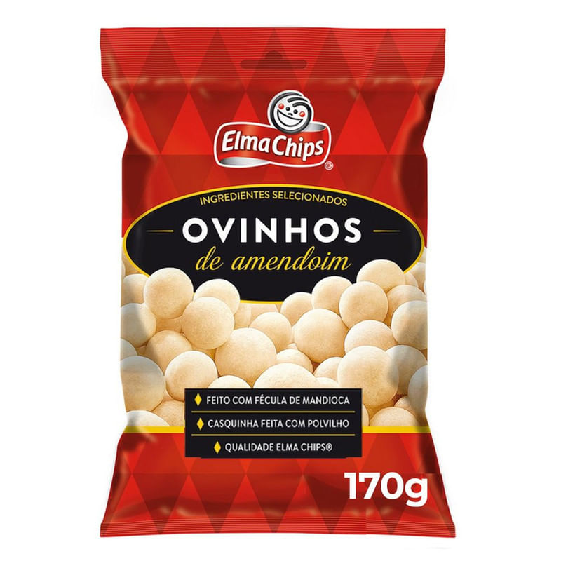 Ovinhos-De-Amendoim-Elma-Chips-Pacote-170G