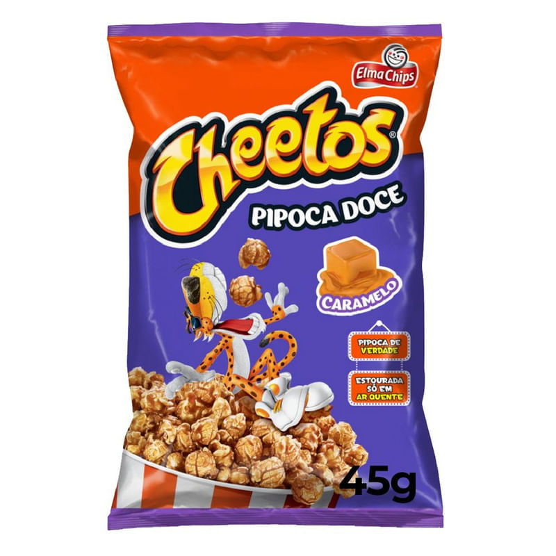 Pipoca-Pronta-Doce-Caramelizada-Elma-Chips-Cheetos-Pacote-45G