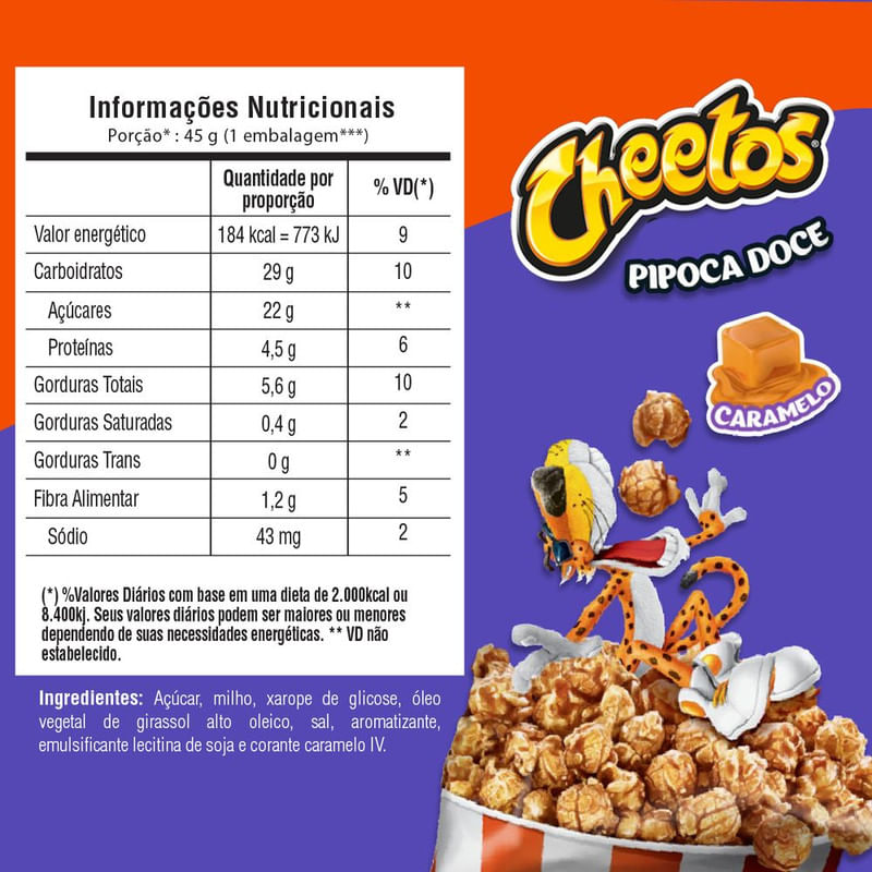 Pipoca-Pronta-Doce-Caramelizada-Elma-Chips-Cheetos-Pacote-45G