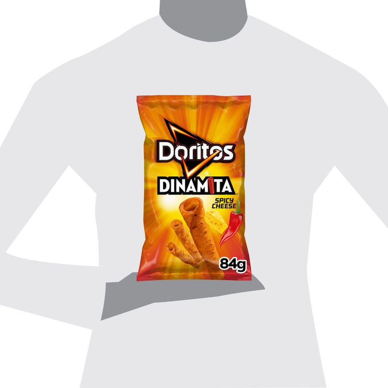 Salgadinho De Milho Dinamita Spicy Cheese Doritos Pacote 84g