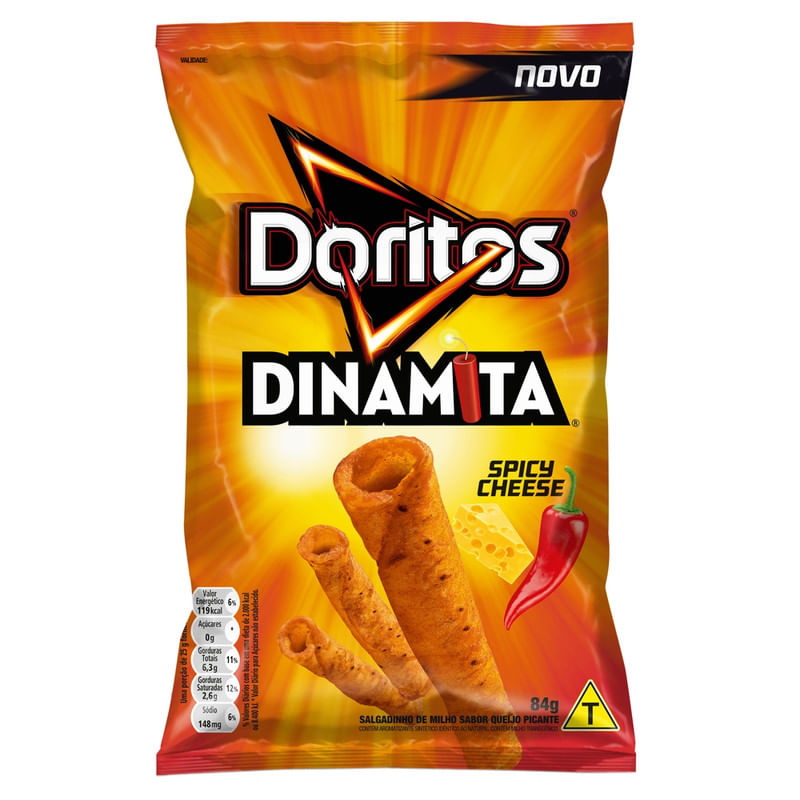 Salgadinho-De-Milho-Dinamita-Spicy-Cheese-Doritos-Pacote-84G