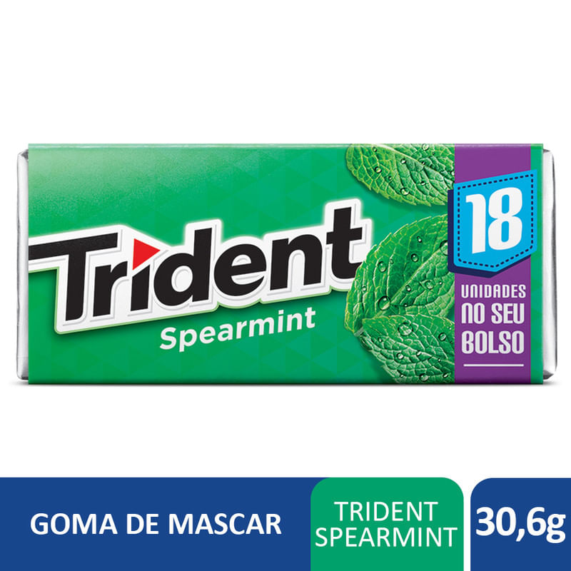 Goma-de-mascar-Trident-18S-spearmint-caixa-306g