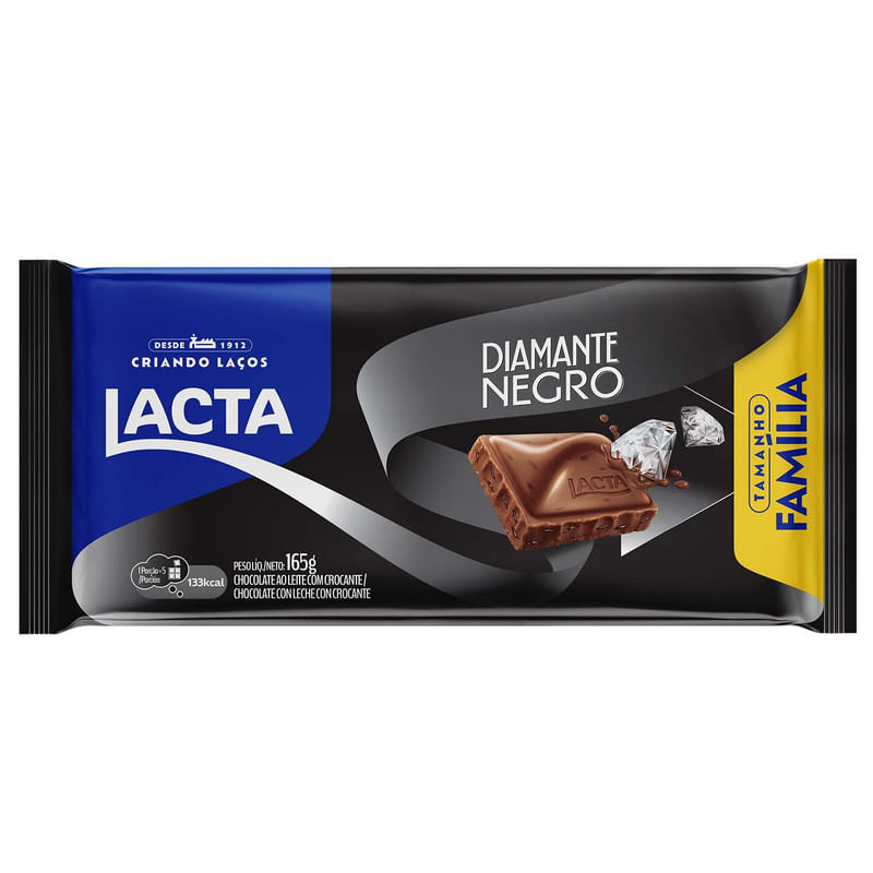 Chocolate-Lacta-Diamante-Negro-165g