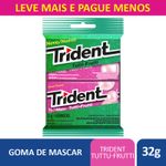 Goma-de-mascar-Trident-tutti-frutti-32g-pacote-com-4-unidades