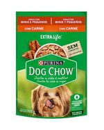Alimento-para-Caes-Adultos-Carne-ao-Molho-Purina-Dog-Chow-Pacote-100g