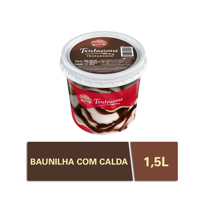 Sorvete-Trufadinho-Baunilha-com-Calda-de-Chocolate-Tentazione-Nobrelli-Pote-15l