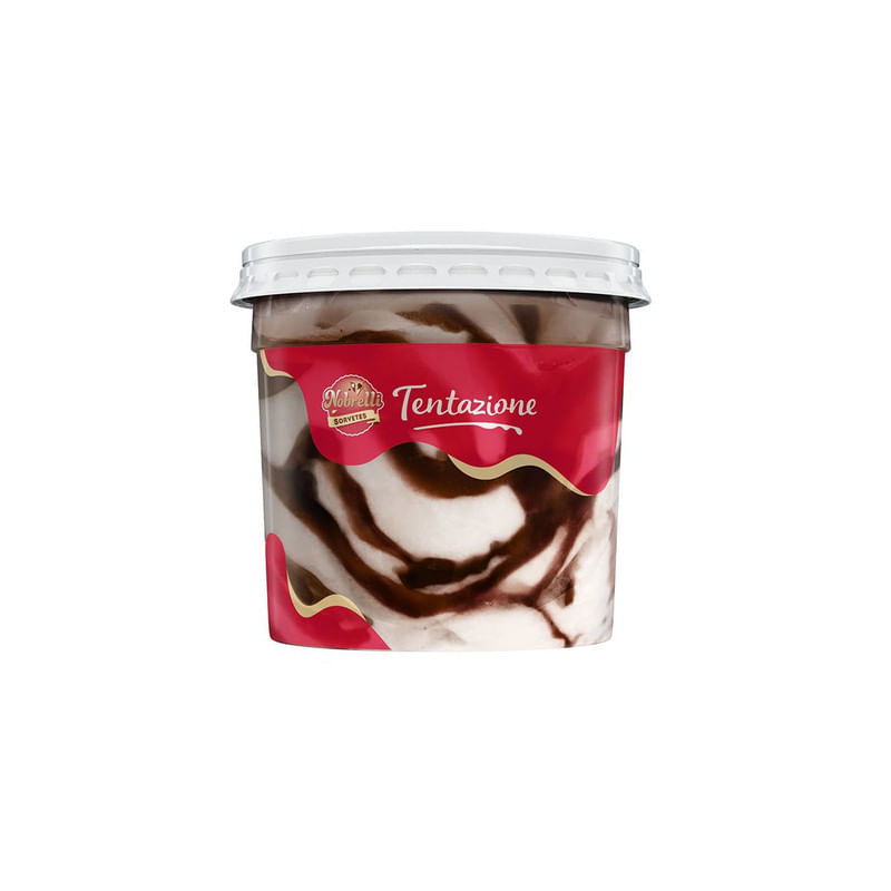 Sorvete-Trufadinho-Baunilha-com-Calda-de-Chocolate-Tentazione-Nobrelli-Pote-15l