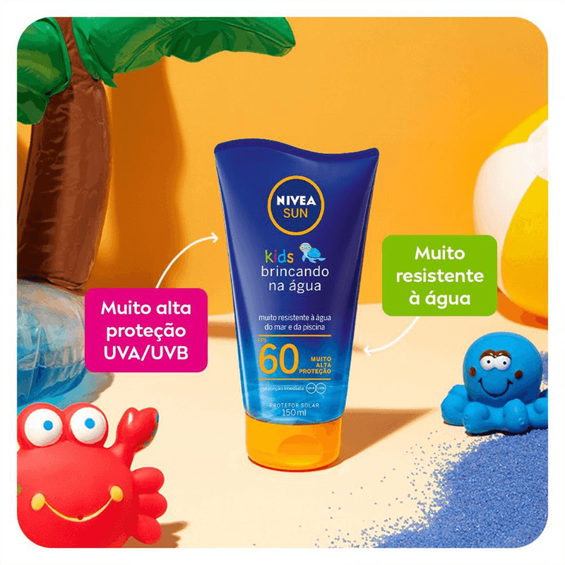 Protetor-Solar-FPS-60-Brincando-na-Agua-Sun-Kids-Nivea-Bisnaga-150ml