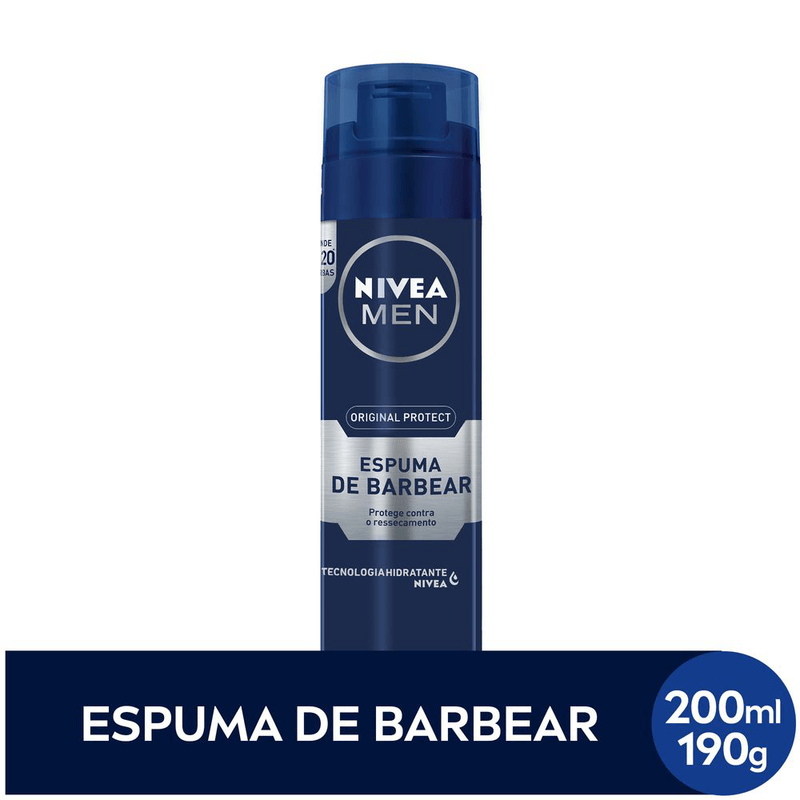 Espuma-de-Barbear-Original-Protect-Nivea-Men-Frasco-200ml