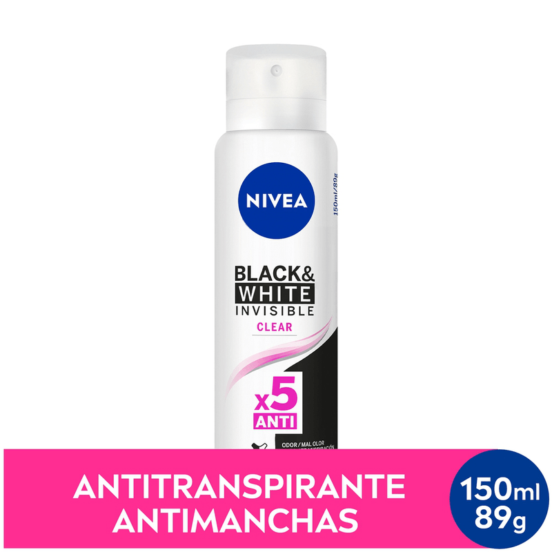 Desodorante-Aerosol-Nivea-Invisible-for-Black---White-Clear-150ml