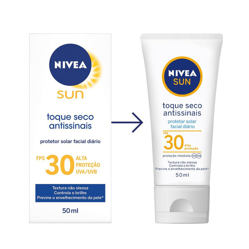 Protetor-Solar-Facial-Toque-Seco-Antissinais-FPS-30-Nivea-Sun-Frasco-50ml