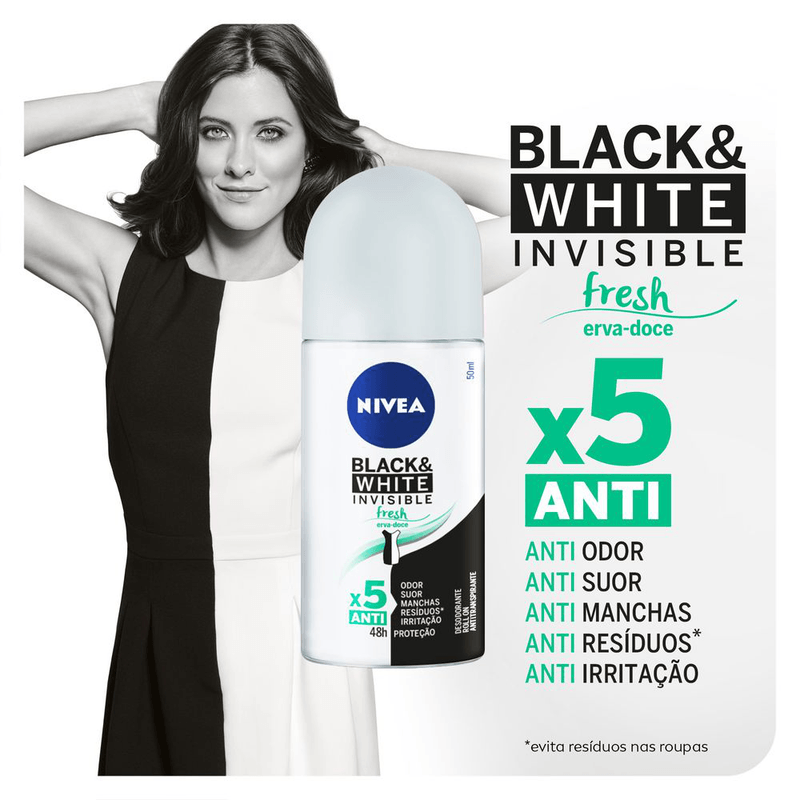 Desodorante-Roll-On-Erva-Doce-Nivea-Invisible-for-Black---White-Fresh-50ml