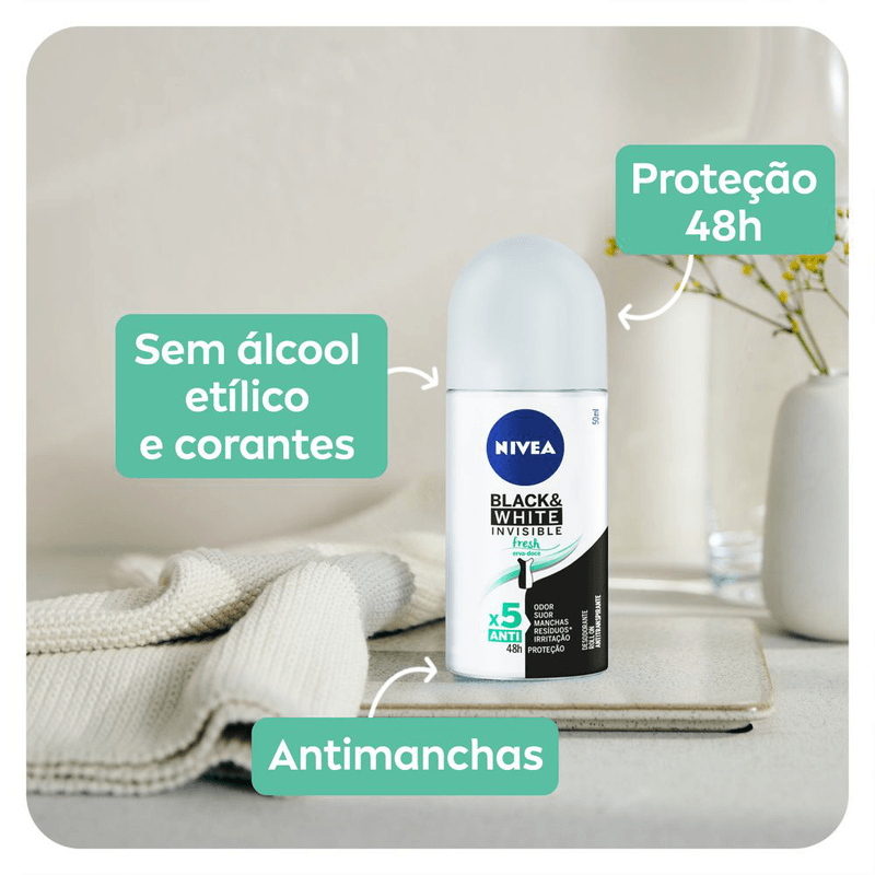 Desodorante-Roll-On-Erva-Doce-Nivea-Invisible-for-Black---White-Fresh-50ml