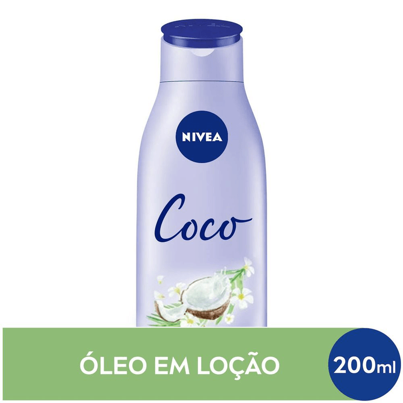 Locao-Deo-Hidratante-Coco---Oleo-Monoi-Nivea-Frasco-Oleos-Essenciais-Frasco-200ml