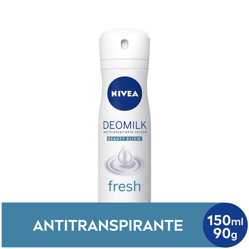 Desodorante-Aerossol-Fresh-Beauty-Elixir-Deomilk-Nivea-150ml