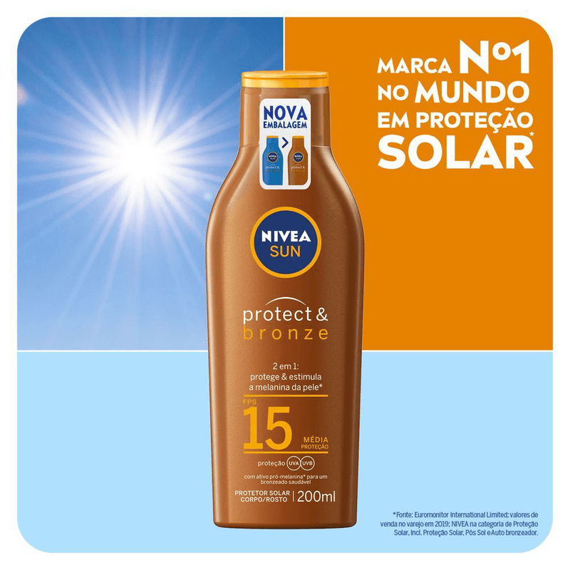 Protetor-Solar-Protect---Bronze-FPS-15-Nivea-Frasco-200ml