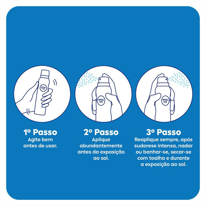 Protetor-Solar-Protect---Toque-Seco-Spray-FPS-50-Nivea-Sun-Frasco-200ml