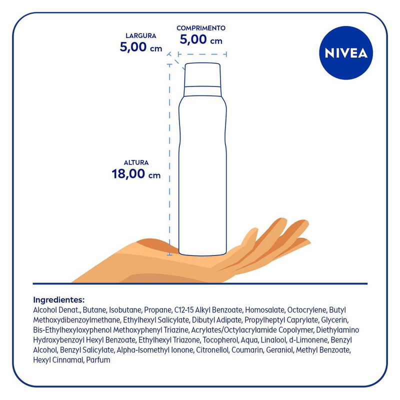 Protetor-Solar-Protect---Toque-Seco-Spray-FPS-50-Nivea-Sun-Frasco-200ml