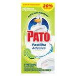 Detergente-Sanitario-Pastilha-Adesiva-Citrus-Pato-Frasco-3-Unidades-Gratis-20--de-Desconto