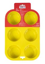 Forma-de-Cupcake-em-Silicone-Amarelo-Casalab