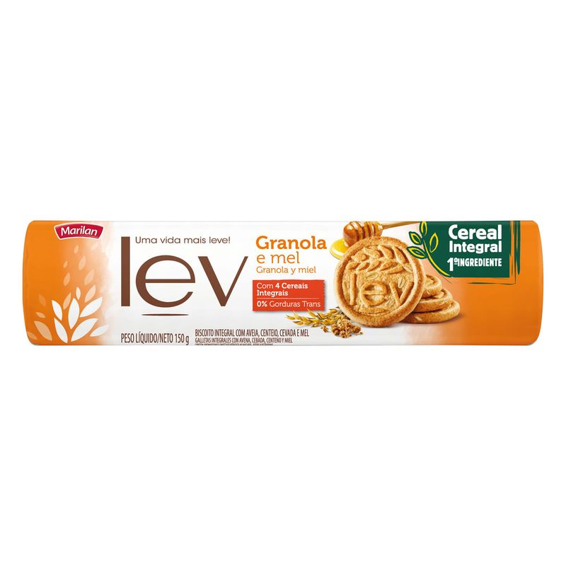 Biscoito-Integral-Granola-e-Mel-Lev-Marilan-Pacote-150g