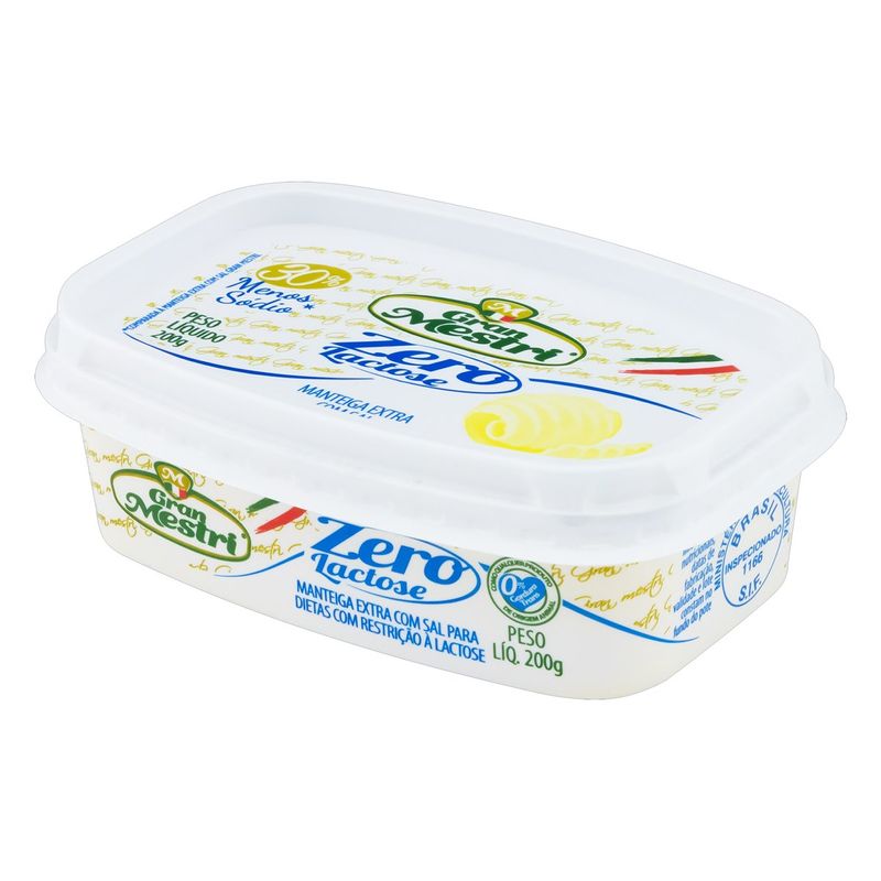 Manteiga-Extra-com-Sal-Zero-Lactose-Gran-Mestri-Pote-200g