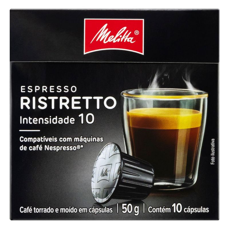 Cafe-em-Capsula-Espresso-Ristretto-Melitta-Caixa-10-Unidades