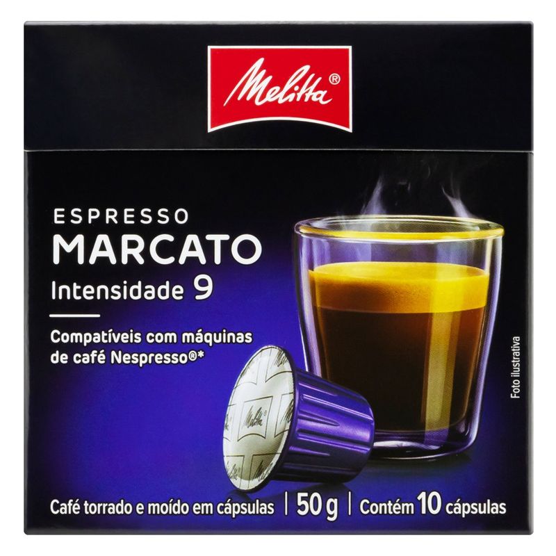 Cafe-em-Capsula-Espresso-Marcato-Melitta-Caixa-10-Unidades