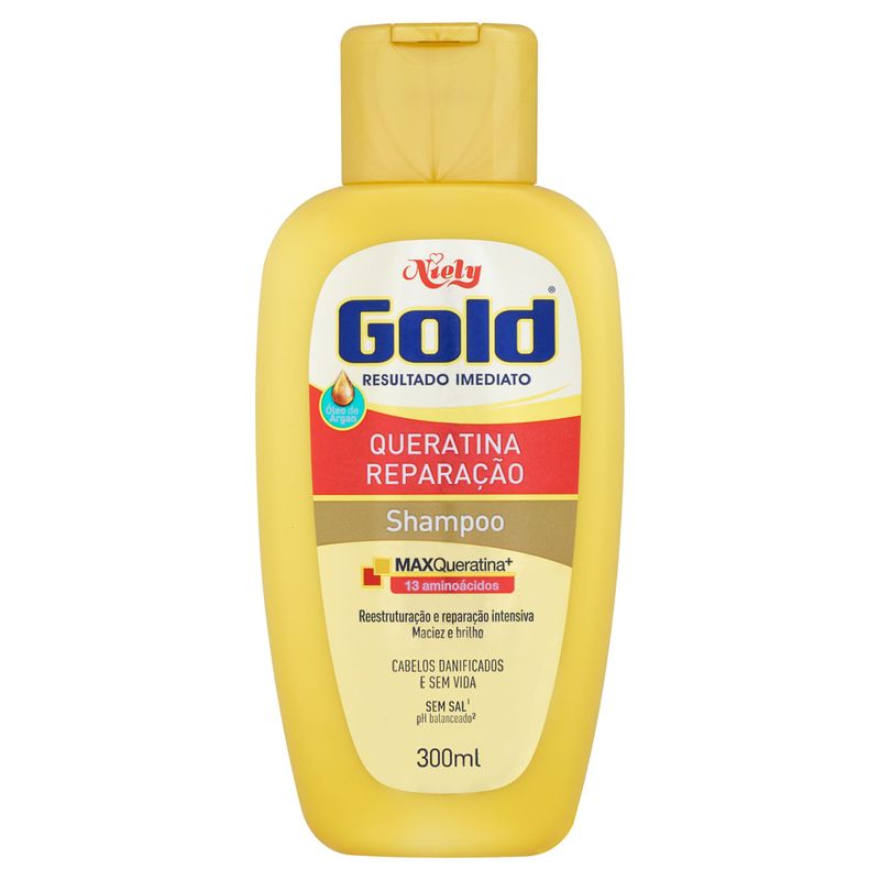 Shampoo-Queratina-Reparacao-Niely-Gold-Frasco-300ml