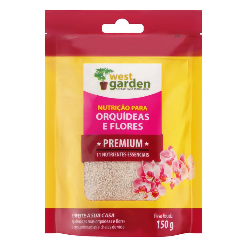 Nuticao-para-Orquideas-e-Flores-Premium-West-Garden-Sache-150g