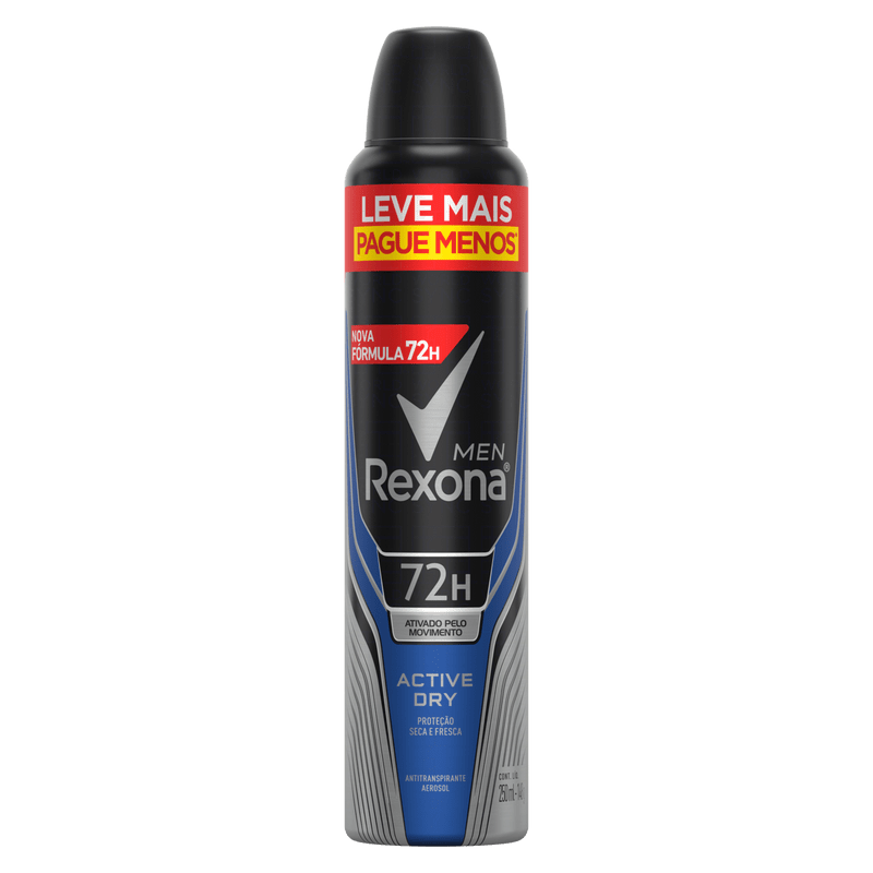 Antitranspirante-Aerossol-Active-Dry-72h-Rexona-Men-250ml-Leve-Mais-Pague-Menos