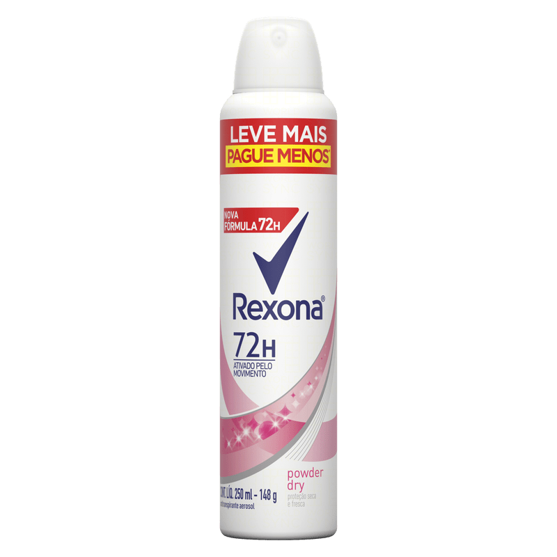 Antitranspirante-Aerossol-Powder-Dry-72h-Rexona-250ml-Leve-Mais-Pague-Menos
