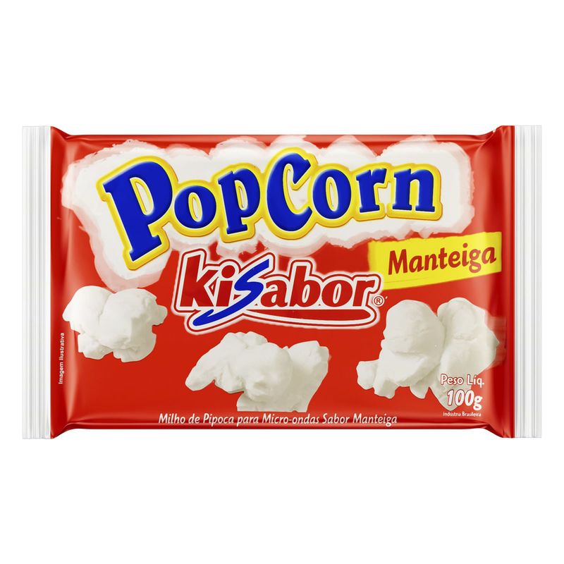 Pipoca-para-Micro-Ondas-Manteiga-Kisabor-Pacote-100g
