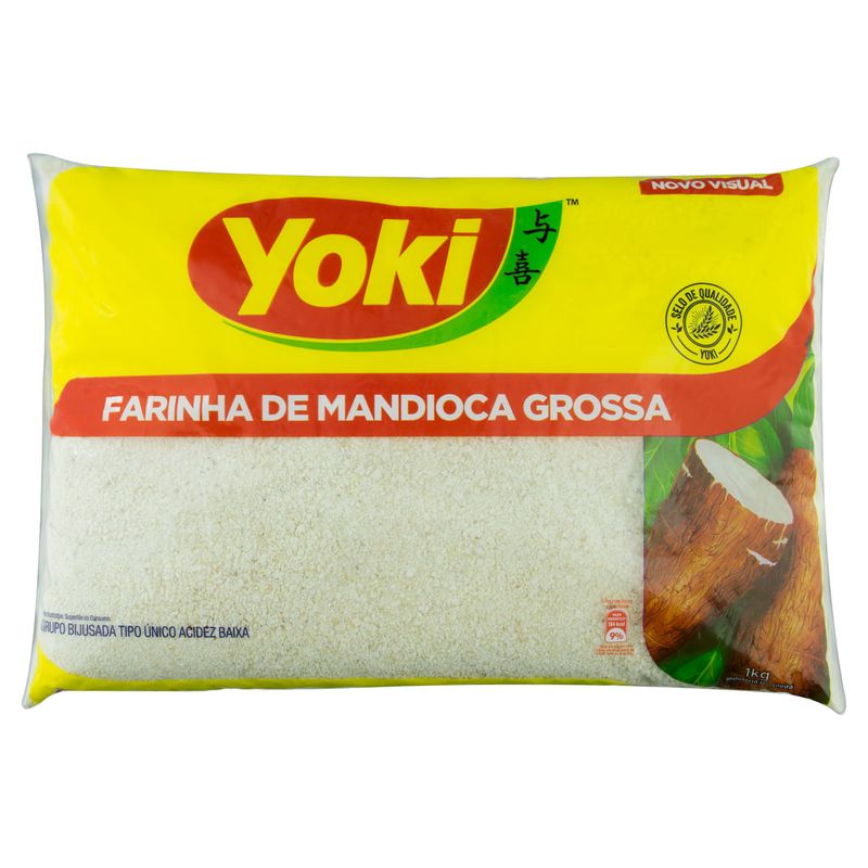 Farinha-de-Mandioca-Tipo-Unico-Grossa-Yoki-Pacote-1kg